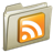 Light Brown RSS Icon